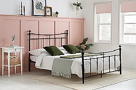 Emily Black Metal Bed